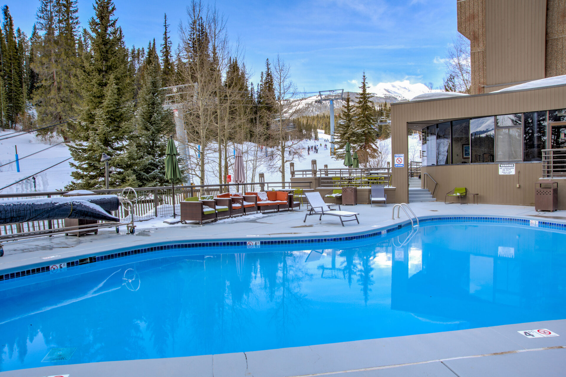 Building 4 pool area