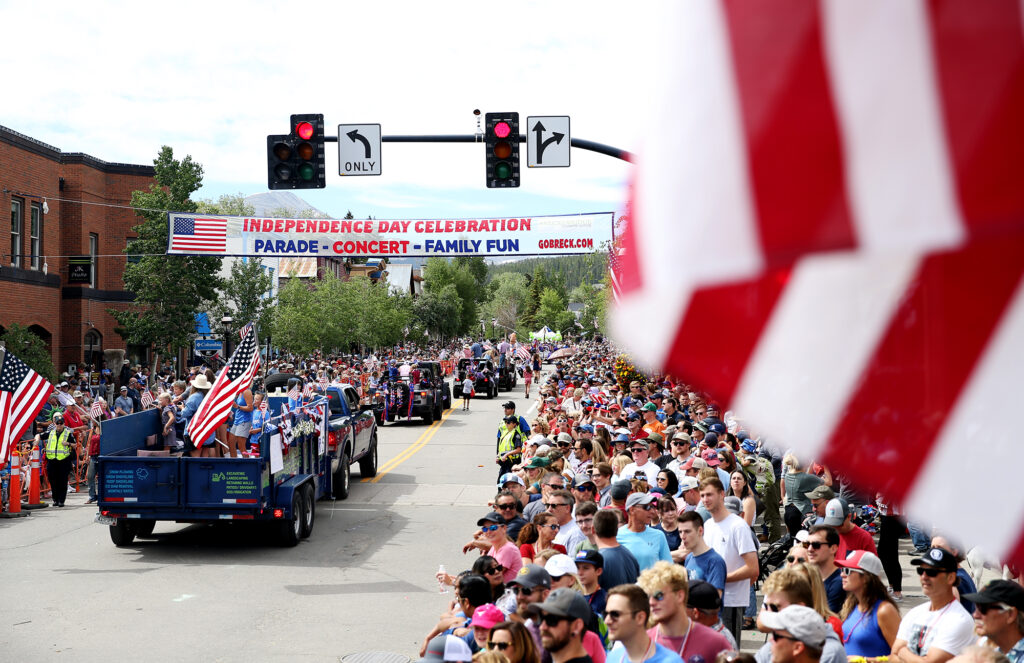 4th of Julho parade in Breck