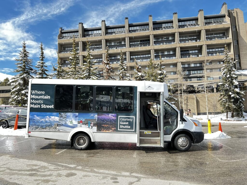 Beaver Run shuttle with new Wrap