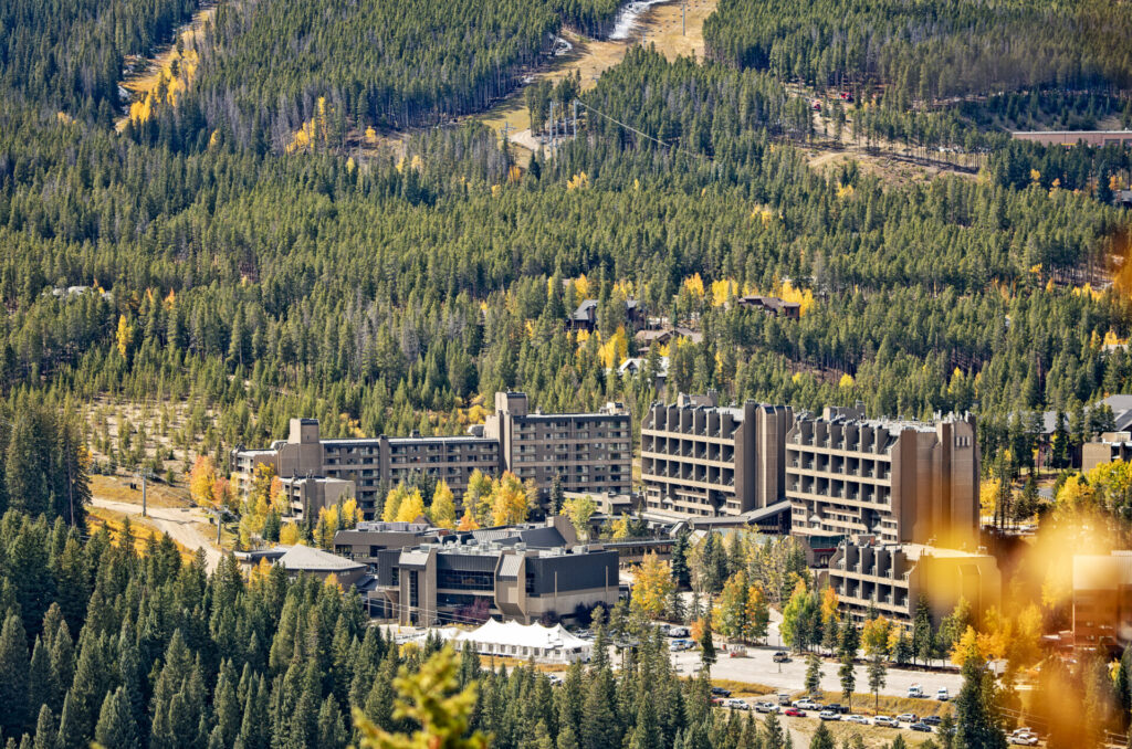 Fall long distance view of Beaver Run