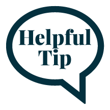 Helpful tip illustration