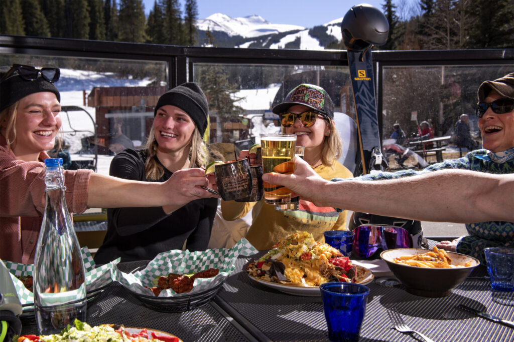 people enjoying drinks at coppertop patio