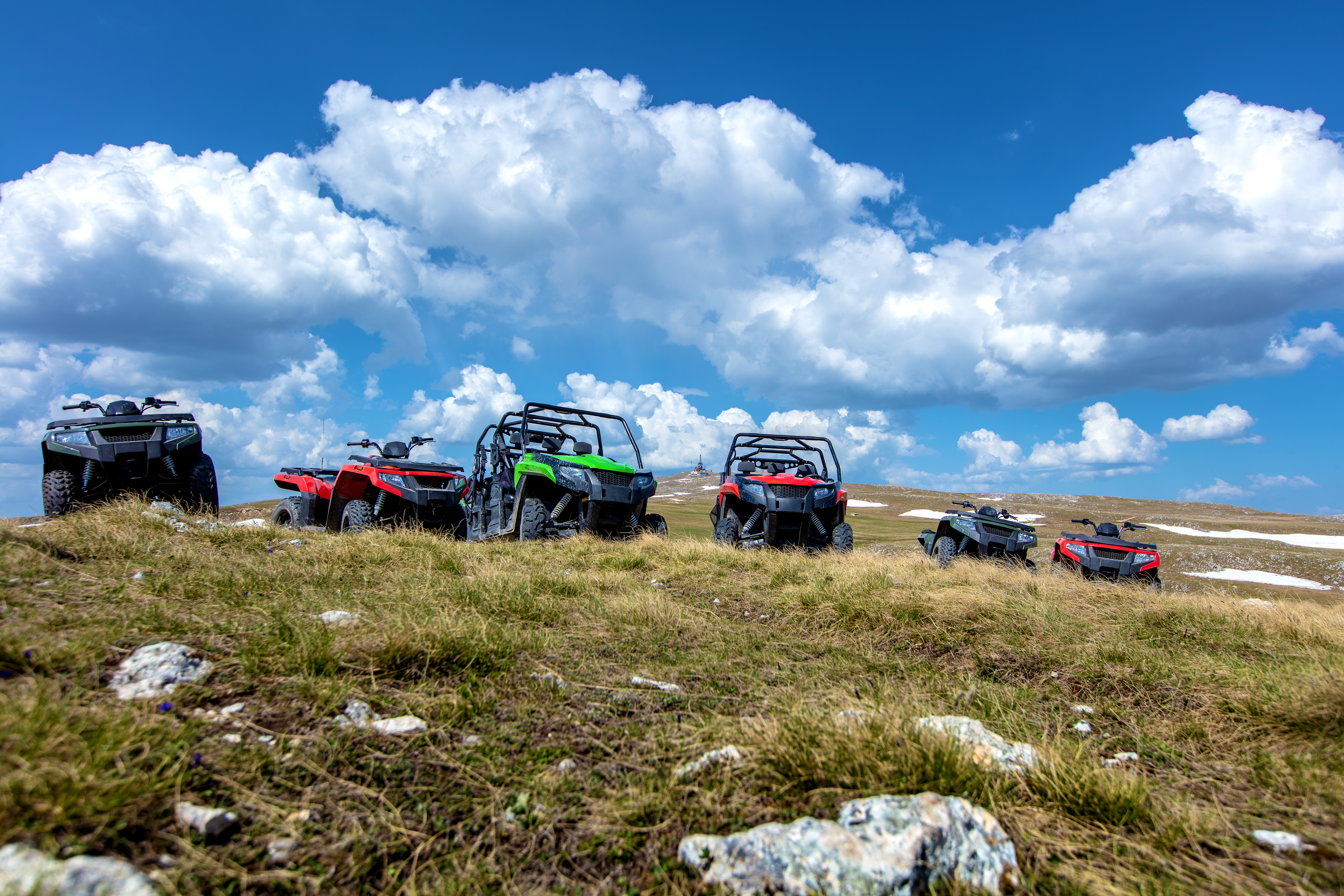 ATV in the mountains