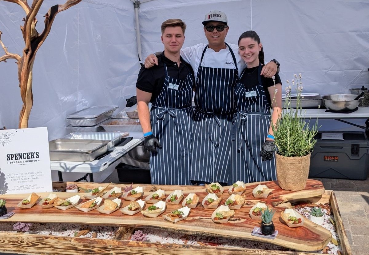 beaver run team at a culinary event