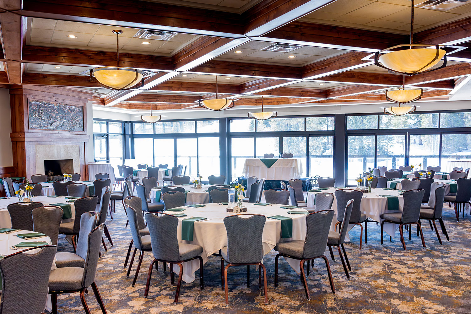 Imperial ballroom banquet setup