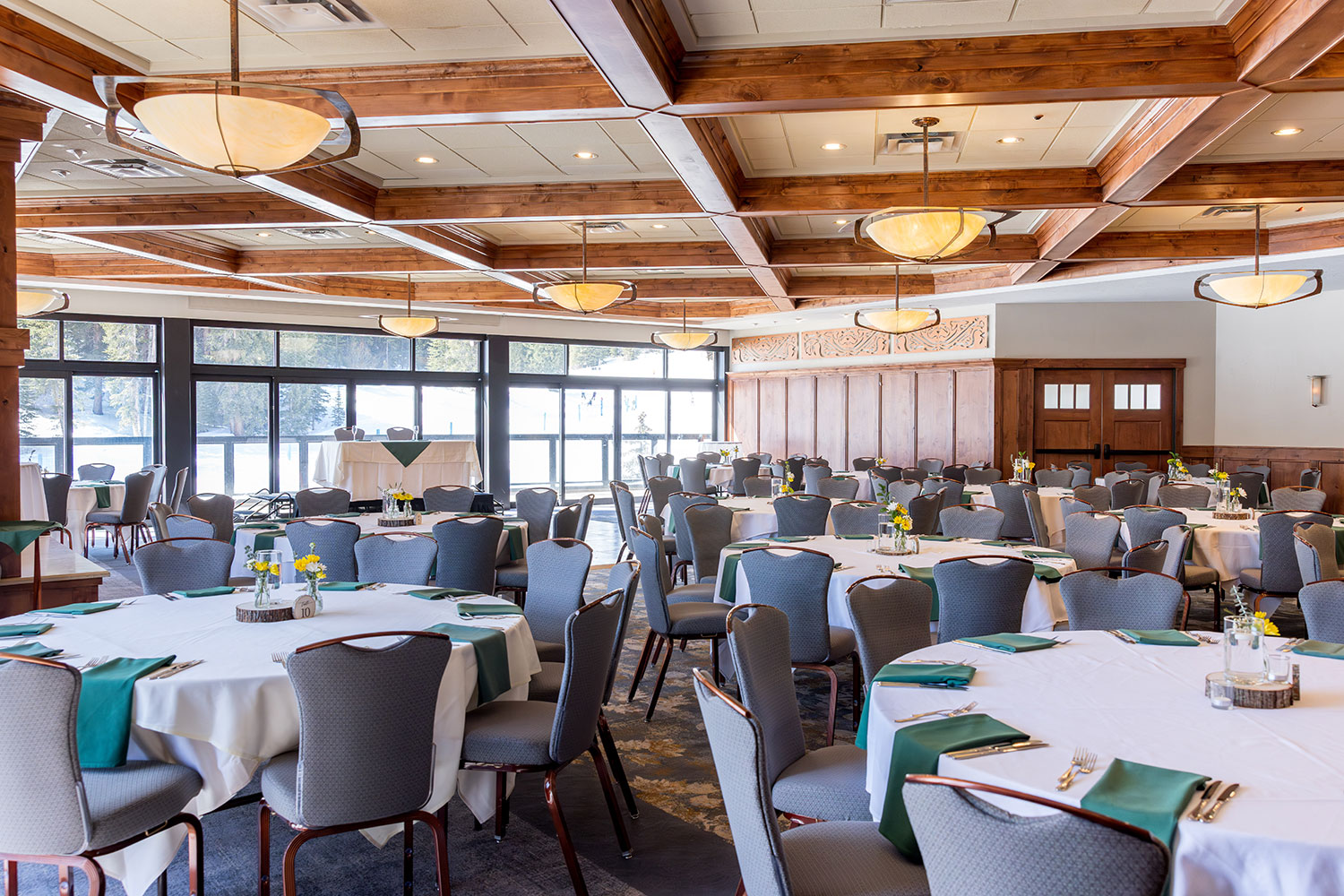 Imperial ballroom banquet setup