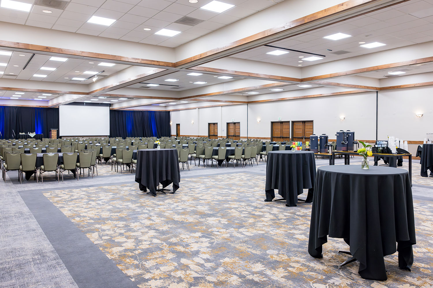 Colorado Ballroom banquet and classroom setup