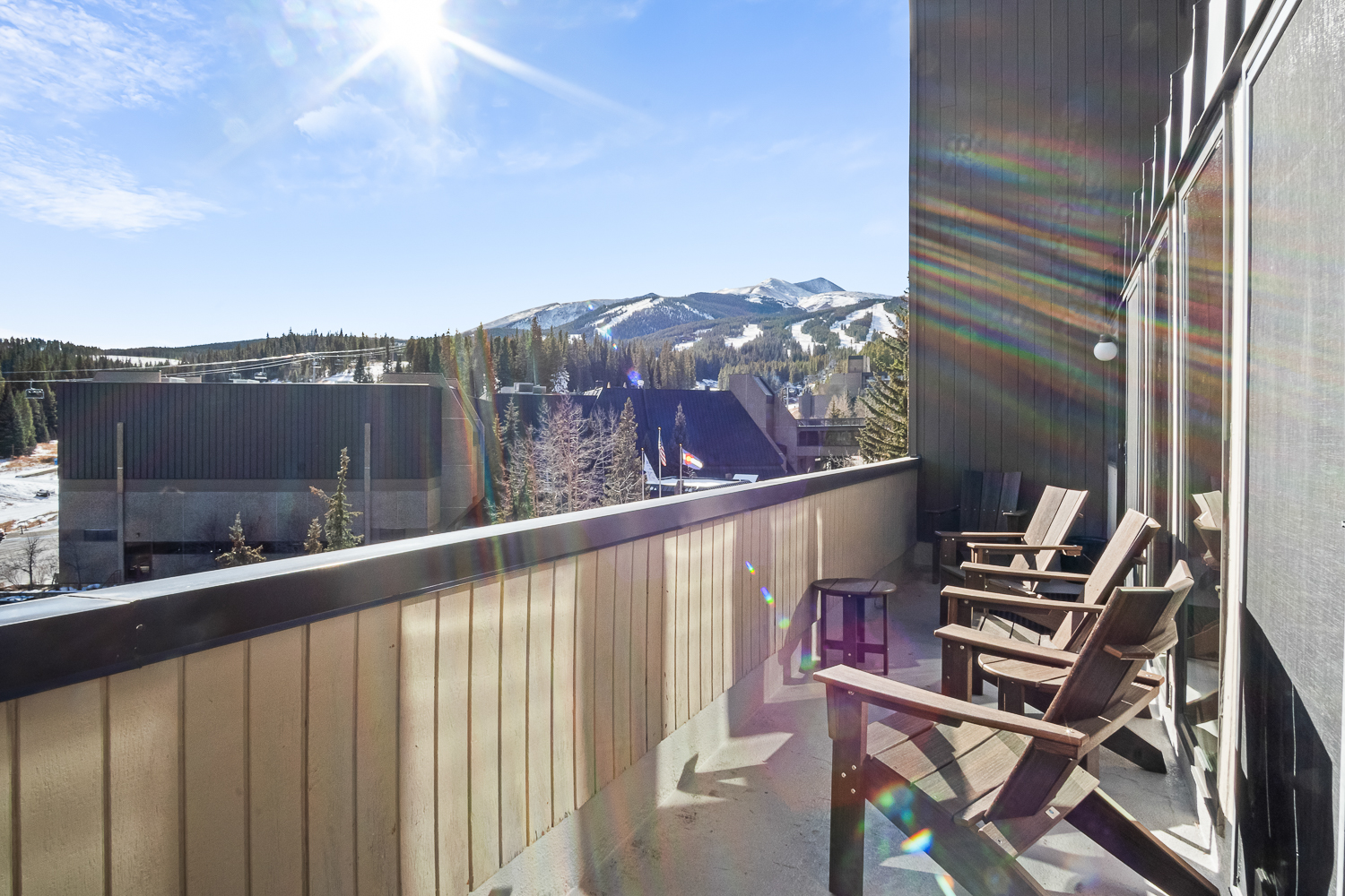 Alpenglow Suite outside deck view
