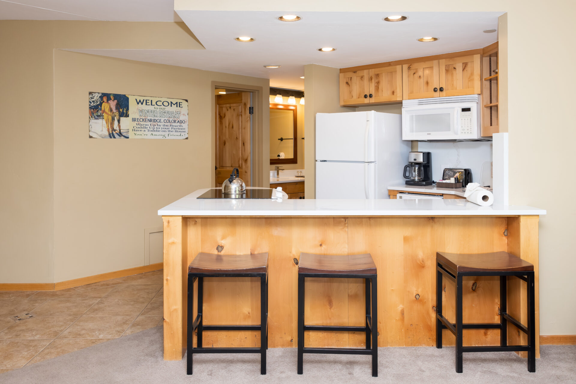 building four one bedroom kitchen