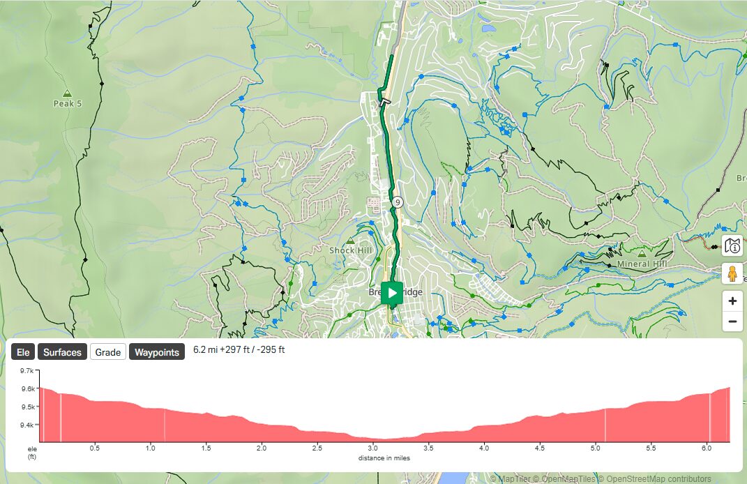 10k map route