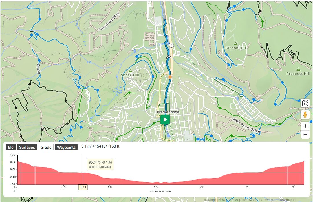5k map route