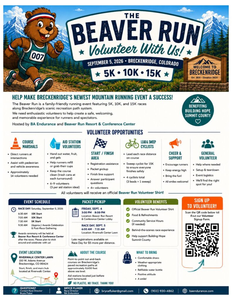 the beaver run volunteer with us pdf